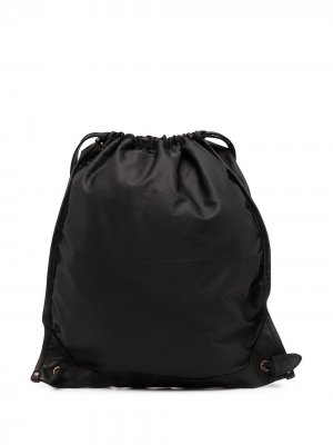 Рюкзак с кулиской Guidi. Цвет: черный