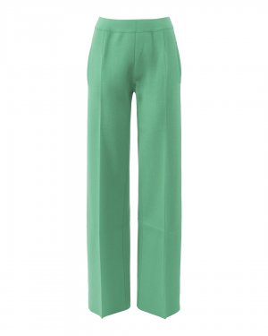 Шерстяные брюки MRZ. Цвет: зеленый