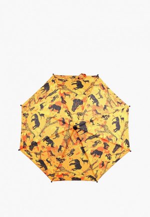 Зонт-трость PlayToday. Цвет: оранжевый
