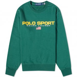 Свитшот Polo Sport Crew, зеленый Ralph Lauren