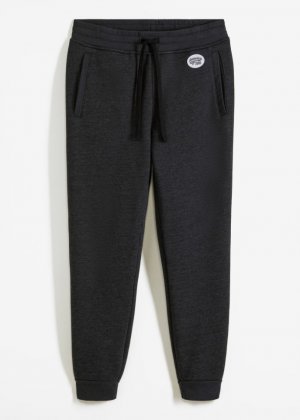 Утепленные спортивные брюки с плюшевой подкладкой , черный Bpc Bonprix Collection