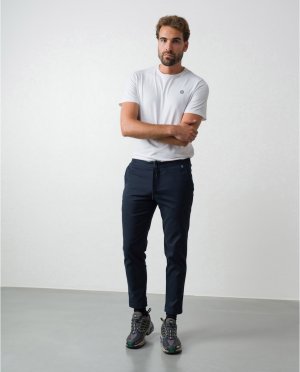 Классические мужские брюки чинос темно-синего цвета , темно-синий Etiem. Цвет: синий