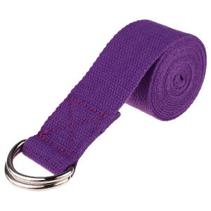 Ремень для йоги 180 х 4 см, цвет фиолетовый Sangh