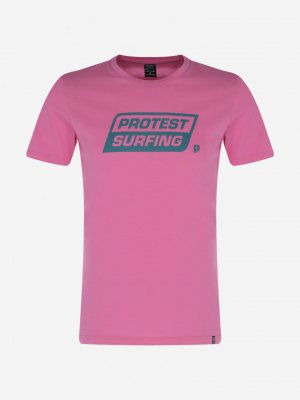 Футболка мужская , Розовый Protest. Цвет: розовый