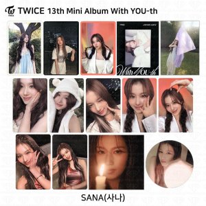 TWICE 13-й мини-альбом с молодежной фотокарточкой YOU-th, плакатом, пленкой, стикером Sana KPOP K-POP