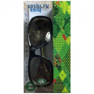 Солнцезащитные очки, овальные SOCHI 2014. Цвет: бежевый