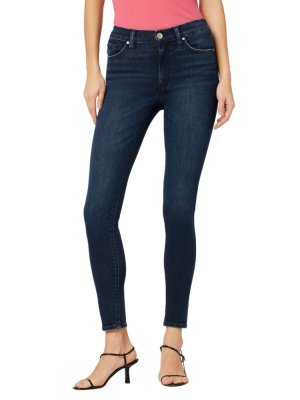 Укороченные джинсы Barbara с высокой посадкой и суперскинни , цвет Dark Sky Hudson