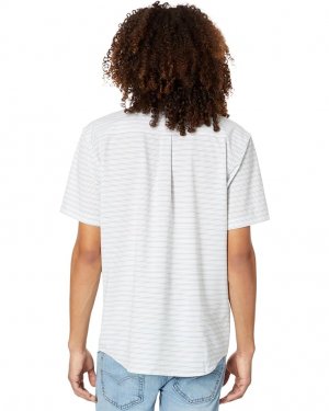 Рубашка O'Neill Trlvr UPF Traverse Stripe Standard Short Sleeve Shirt, белый O'Neill