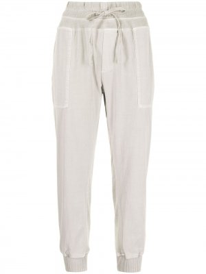 Спортивные брюки с кулиской James Perse. Цвет: серый