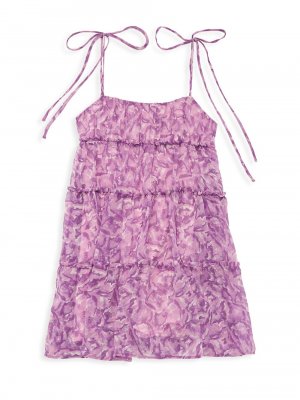 Платье для куколки с галстуком девочки , фиолетовый Miss Behave