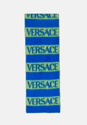 Шарф Other Serie Unisex Brushed Logo , цвет bluette/verde acido Versace
