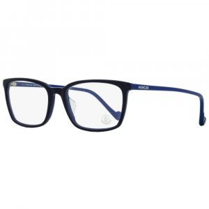 Мужские прямоугольные очки ML5094D 092 Черные Синие 55 мм Moncler