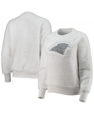 Женский пуловер-толстовка Milestone Tracker White Carolina Panthers , белый Touch