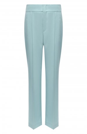 Шерстяные брюки Isabel Marant. Цвет: голубой
