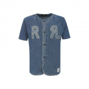 Джинсовая рубашка RRL. Цвет: синий