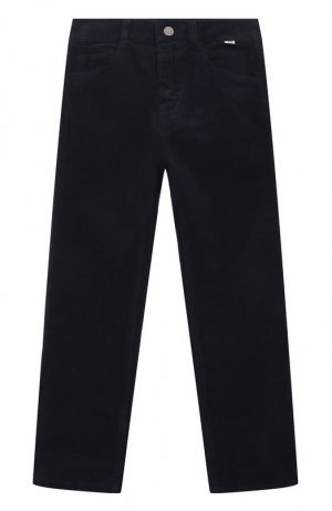 Хлопковые брюки Il Gufo. Цвет: синий