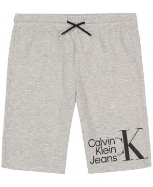 Джинсы Big Boys Трикотажные шорты с горизонтальным логотипом Calvin Klein