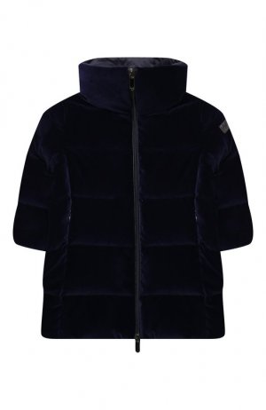 Пуховое пальто Il Gufo. Цвет: синий