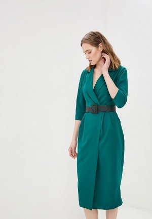 Платье Avemod. Цвет: зеленый