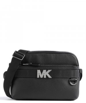 Приподнятая сумка через плечо MK из зерненой яловой кожи , черный Michael Kors