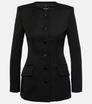 Креповый пиджак , черный Dolce&Gabbana
