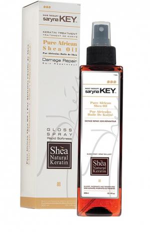 Спрей-блеск для поврежденных волос с маслом Ши Damaged Repair Saryna Key. Цвет: бесцветный