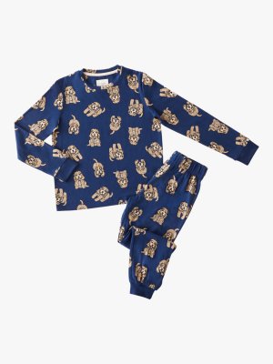 Детский пижамный комплект какапу , темно-синий Chelsea Peers