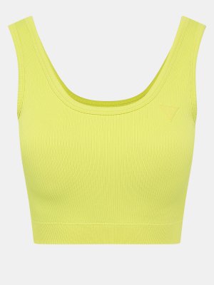 Майка (топ) GUESS. Цвет: салатовый