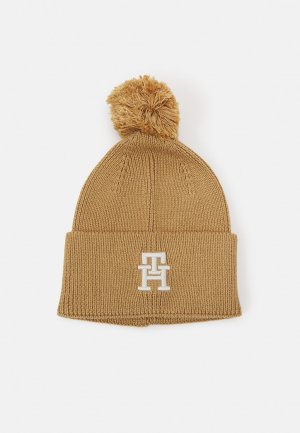 Шапка Beanie Unisex , бежевый Tommy Hilfiger