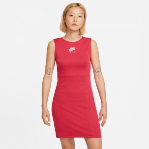 Женское платье Sportswear Air Midi Dress Nike. Цвет: розовый