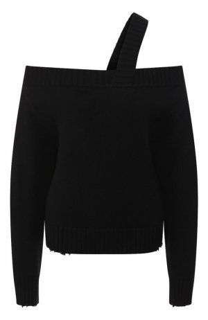 Хлопковый пуловер RTA. Цвет: черный
