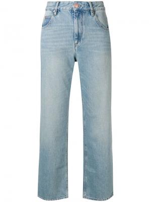 Широкие укороченные джинсы Isabel Marant Étoile. Цвет: синий