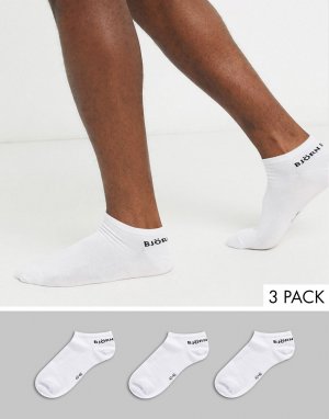 Комплект из 3 пар спортивных носков -Белый Bjorn Borg