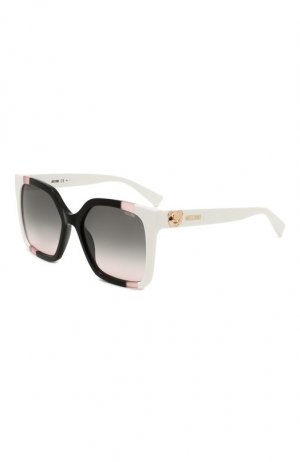 Солнцезащитные очки Moschino. Цвет: чёрно-белый