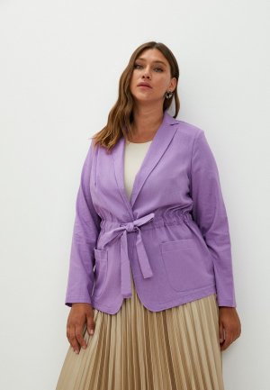 Жакет Adele Fashion. Цвет: фиолетовый