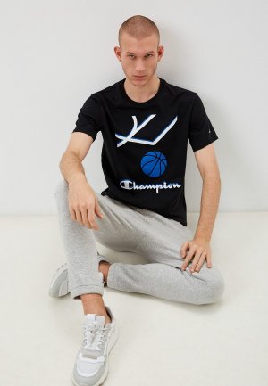 Футболка Champion LEGACY GRAPHIC SHOP BASKET Crewneck T-Shirt. Цвет: черный