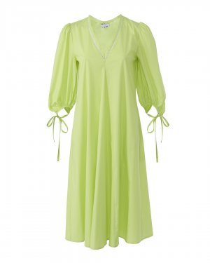 Платье миди Sfizio. Цвет: св.зеленый