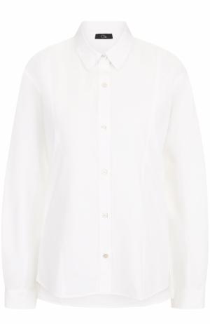 Хлопковая блуза свободного кроя Clu. Цвет: белый