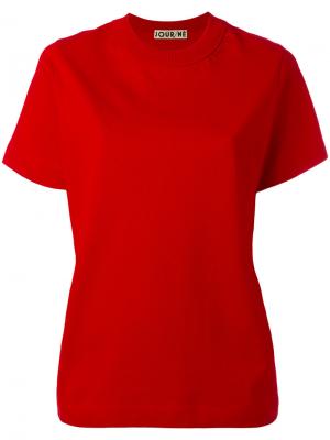 Классическая футболка Jour/Né. Цвет: красный
