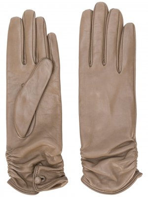 Перчатки со сборками на манжетах Gala Gloves. Цвет: серый