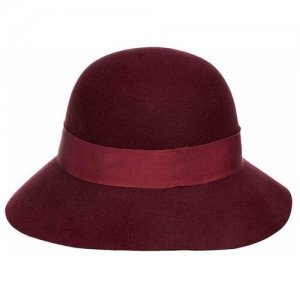 Шляпа SEEBERGER арт. 18094-0 FELT CLOCHE (бордовый), размер ONE. Цвет: бордовый