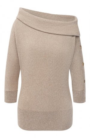Кашемировый пуловер Ralph Lauren. Цвет: коричневый
