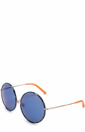 Солнцезащитные очки Matthew Williamson. Цвет: синий