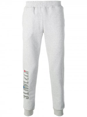 Спортивные брюки с логотипом KTZ. Цвет: серый