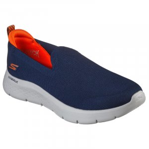 Мужские кроссовки GO WALK FLEX RIGHTFUL для спорта/бега темно-синий/оранжевый SKECHERS, цвет blau Skechers