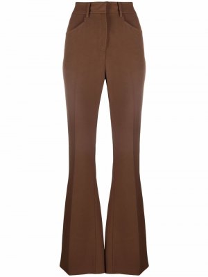 Расклешенные брюки строгого кроя Nº21. Цвет: коричневый