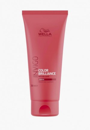 Бальзам для волос Wella Professionals Invigo Color Brilliance Vibrant Conditioner Coarse Hair, 200 мл. Цвет: прозрачный