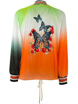 Кардиган с вышивкой в виде бабочки Jean Paul Gaultier Vintage. Цвет: многоцветный
