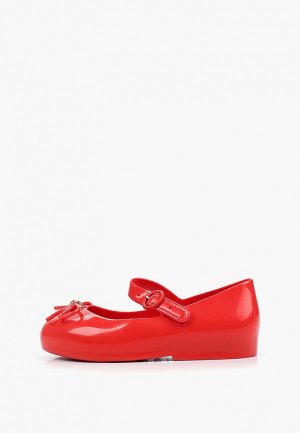 Резиновые туфли Melissa. Цвет: красный