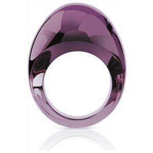 Кольцо , размер 18.5, фиолетовый Lalique. Цвет: фиолетовый